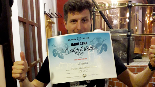 IPA 14%: 2.místo Jarní cena českých sládků