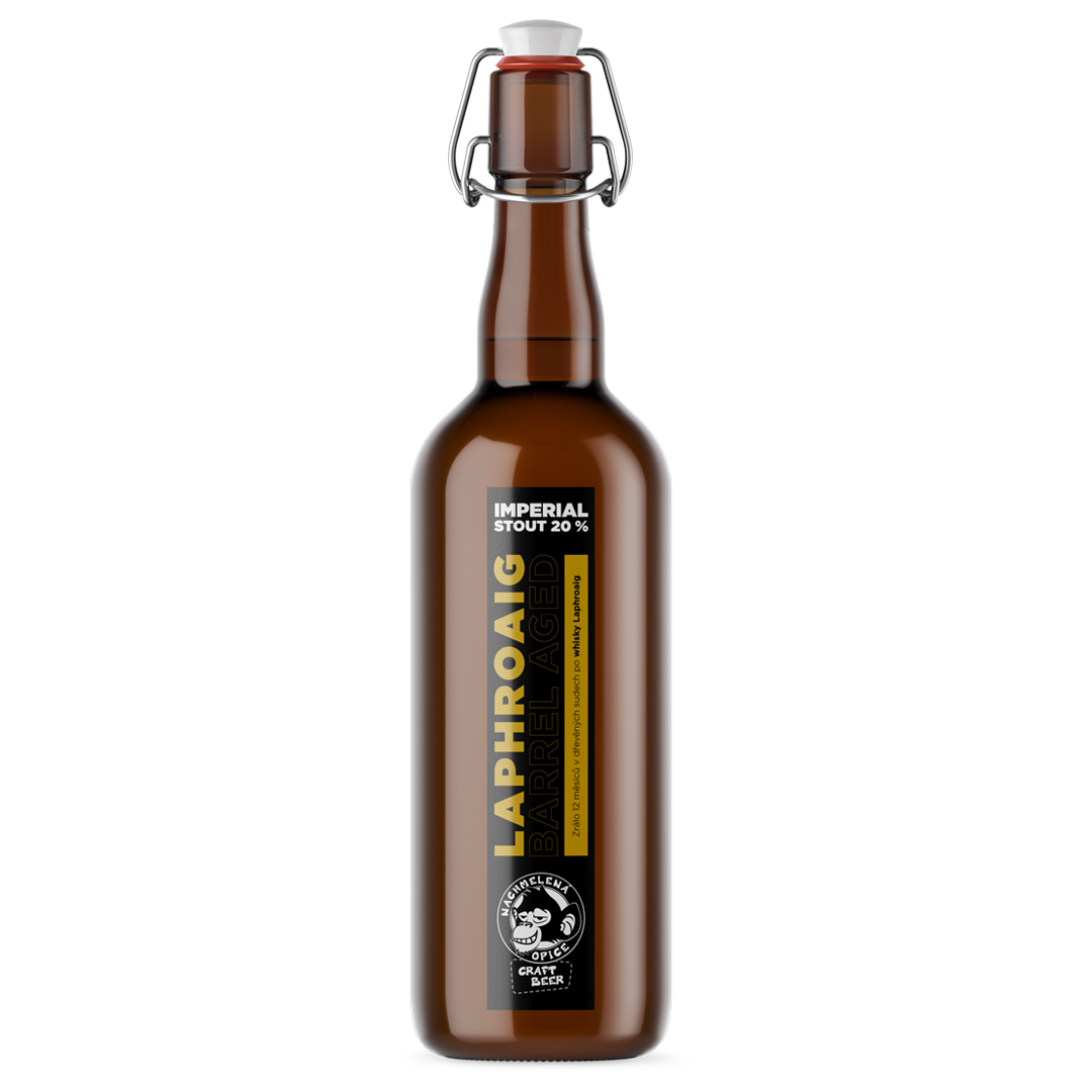 Imperial Stout 20% barrel aged Laphroaig 2021
