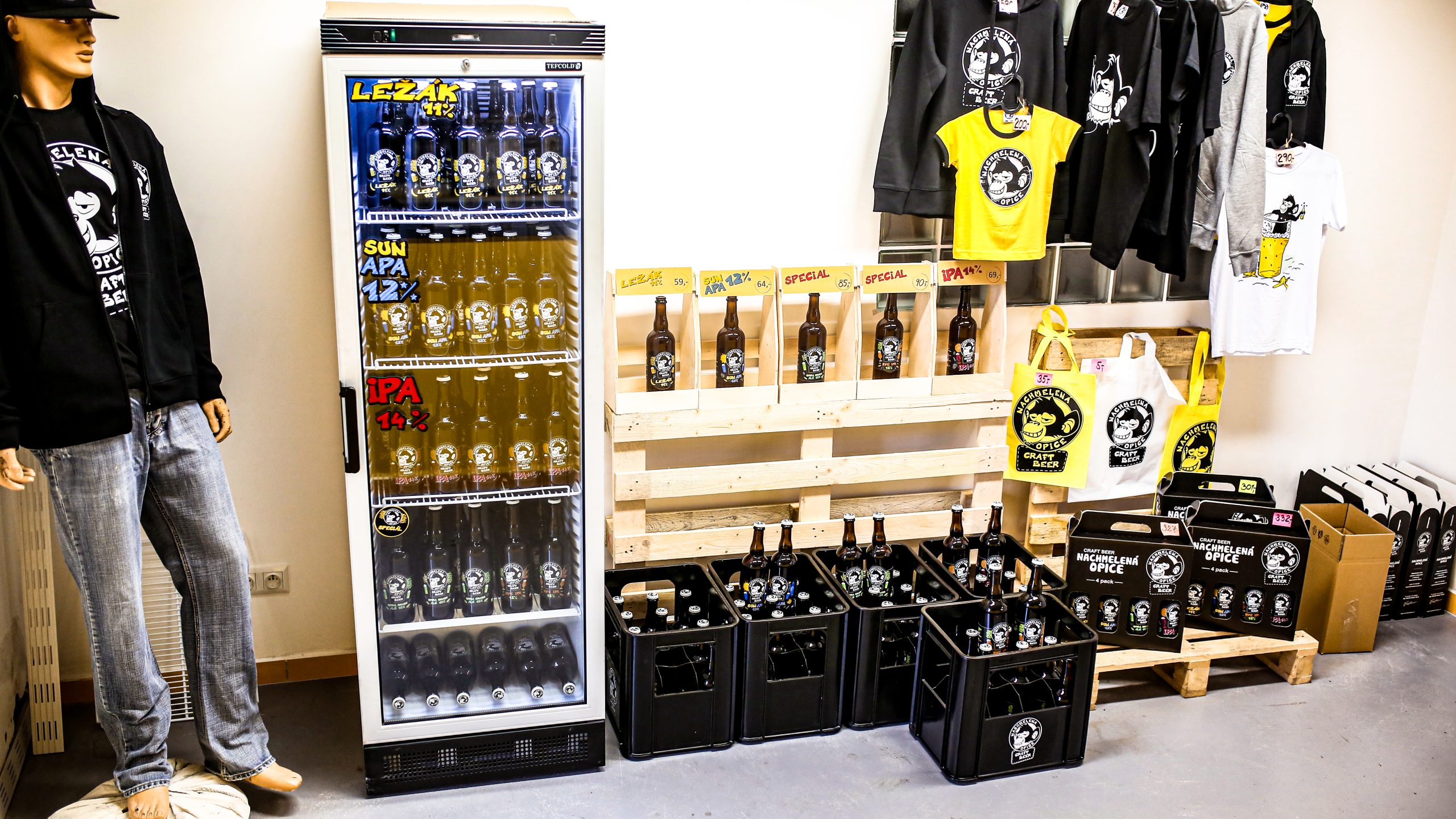otevření nové prodejny v areálu pivovaru
