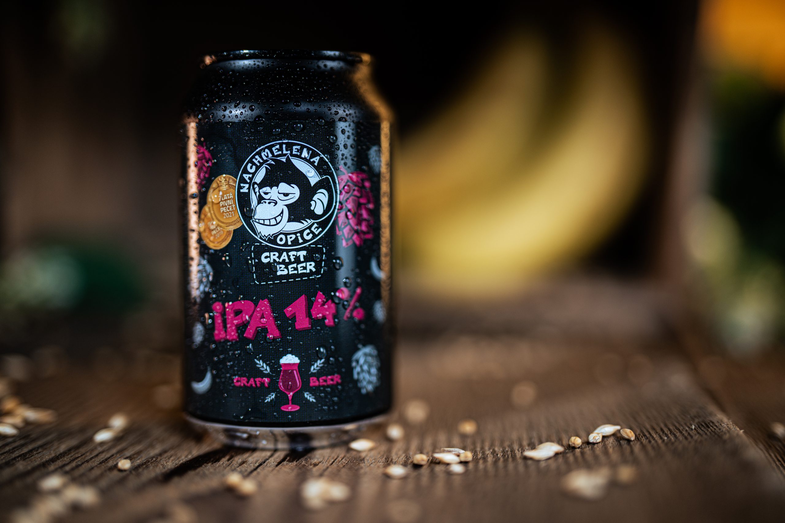 IPA 14%: 1.místo Zlatá pivní pečeť