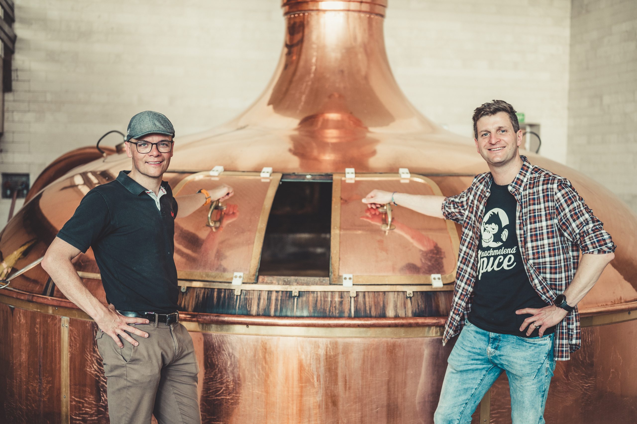 Společná várka s Budějovickým Budvarem n.p. na jejich varně.